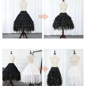 Y2K Dream Star Tassel Lolita Tulle Petticoat