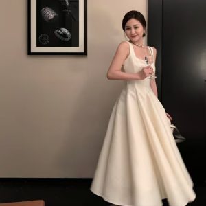 Y2K Elegant Summer Midi Dress for Women