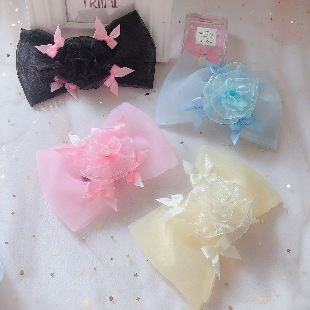 Y2K Fairy Lolita Multicolour Bow Hairband