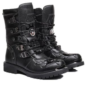 Y2K Flame Vegan Leather Bestseller Boots