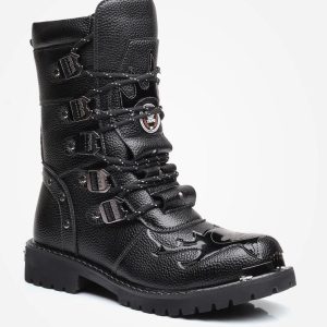 Y2K Flame Vegan Leather Bestseller Boots