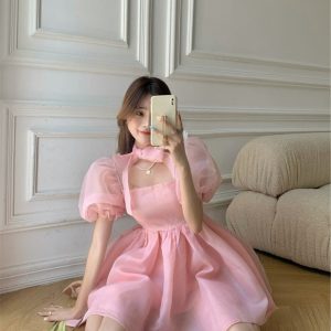 Y2K Full Tulle Fairy Dress for Women