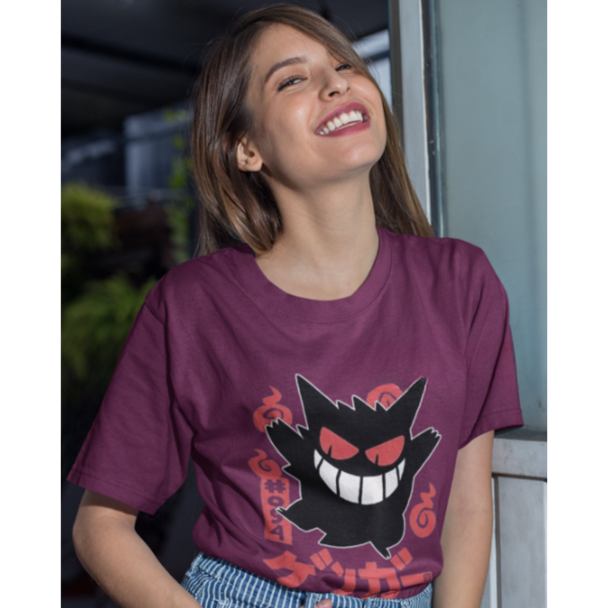 Y2K Ghostly Delight Gengar Unisex Graphic T-Shirt