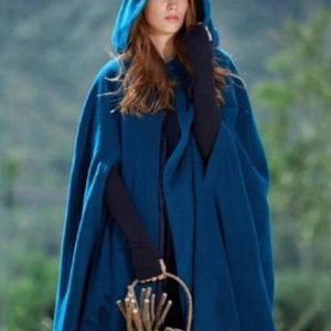 Y2K Gothic Cape Women's Hooded Canvas Cloak