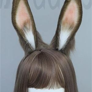 Y2K Gothic Lolita Rabbit Ear Headdress