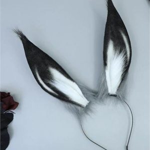 Y2K Gothic Lolita Rabbit Ear Headdress