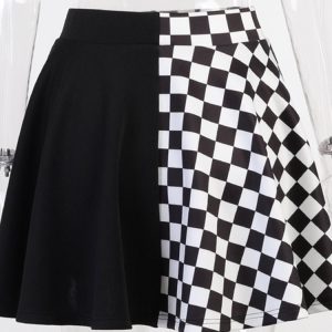 Y2K Gothic Skirt - Harajuku & Dark Academia