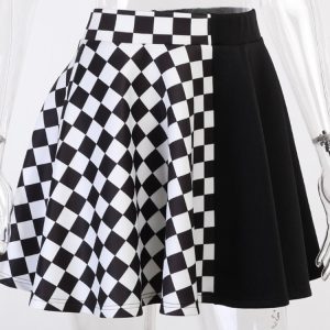 Y2K Gothic Skirt - Harajuku & Dark Academia