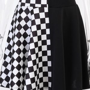 Y2K Gothic Skirt - Harajuku & Dark Academia