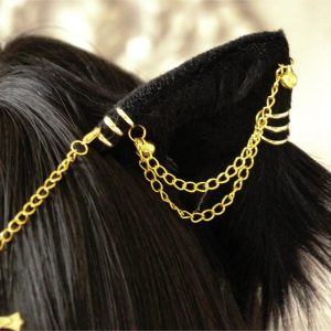 Y2K Gothic Style Cat Ear Lolita Headdress