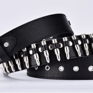 Y2K Handmade Wild Trend Vegan Leather Punk Belt