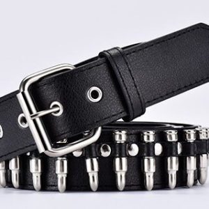 Y2K Handmade Wild Trend Vegan Leather Punk Belt