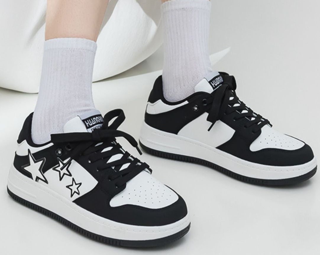Y2K Harajuku Kawaii Sneakers - Versatile Star Platform Shoes