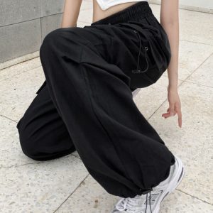 Y2K Harajuku Streetwear Wide Leg Cargo Pants