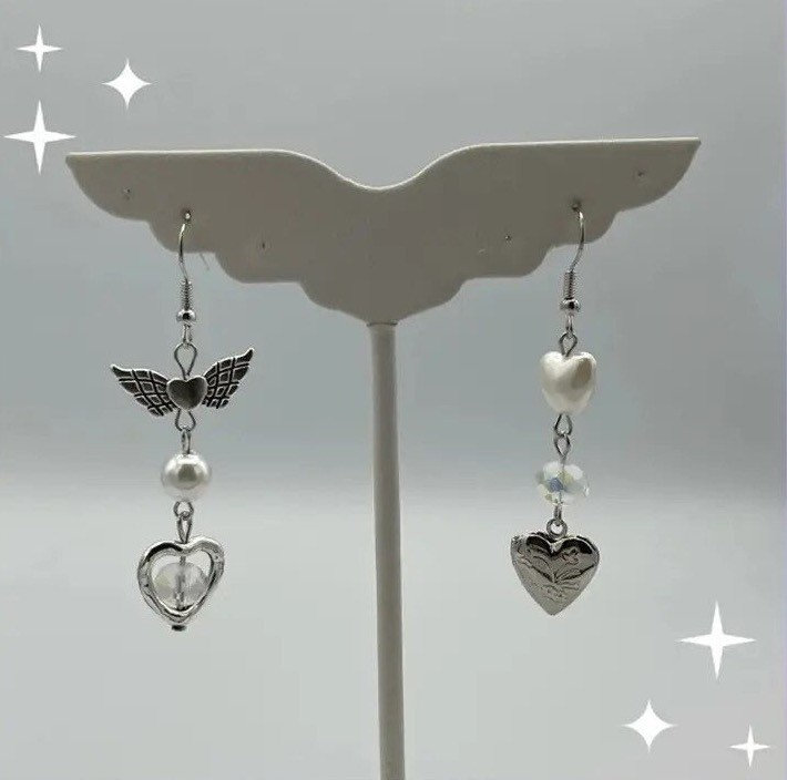 Y2K Heart Shaped Fairycore Earrings