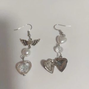 Y2K Heart Shaped Fairycore Earrings