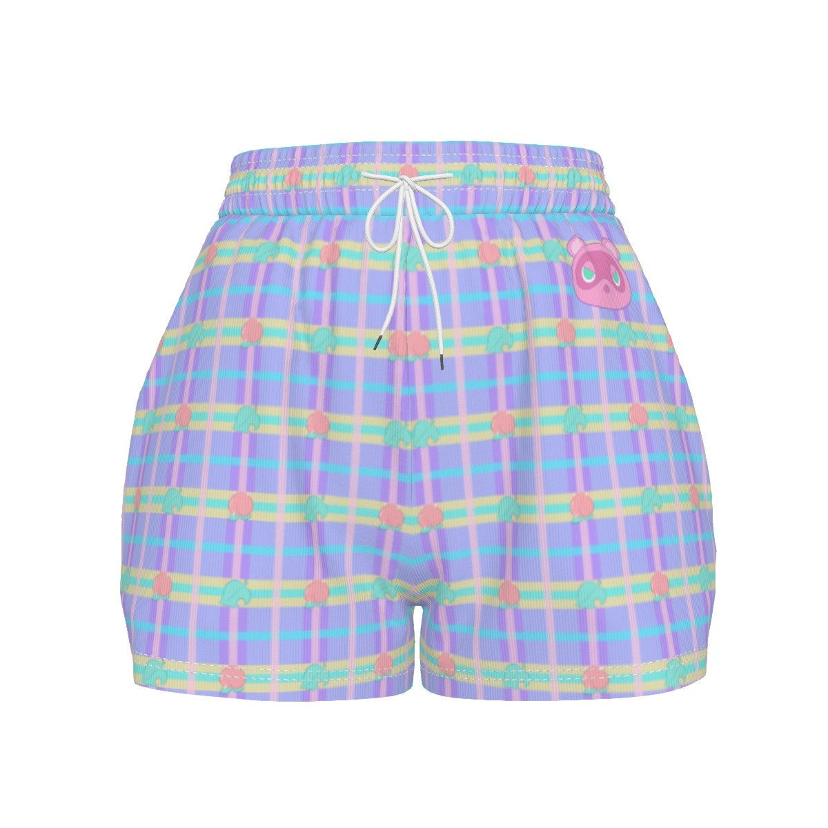 Y2K High Waist Kawaii Yume Peach Shorts