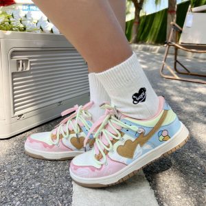 Y2K Ice Cream Sneakers - Summer Platform Shoes