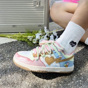 Y2K Ice Cream Sneakers - Summer Platform Shoes