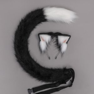 Y2K Kawaii Cat Ear Headband - Handmade Furry Ears