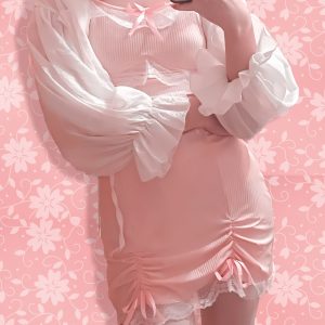 Y2K Kawaii Lolita Dress - Harajuku Anime Fashion