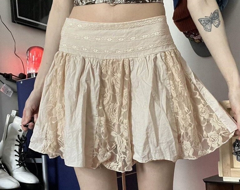 Y2K Kawaii Lolita Style Mini Skirt