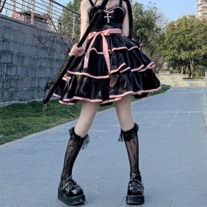 Y2K Kawaii Suspender Lolita Dress