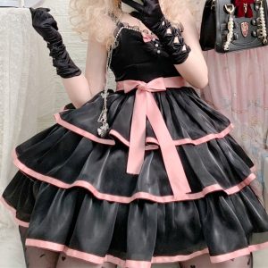 Y2K Kawaii Suspender Lolita Dress