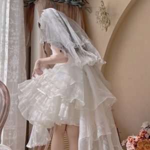 Y2K Lace Bridal Princess Lolita Dress