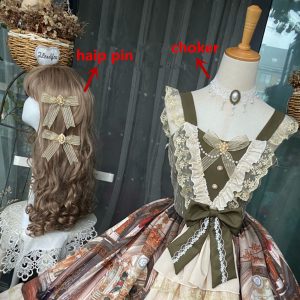 Y2K Lace Ruffle Tea Party Princess Costume Dress