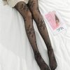 Y2K Lace Socks, Floral Tights, Pantyhose Lolita, Sexy Cosplay Tight