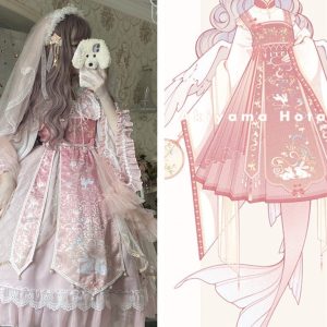 Y2K Lolita Dress - Kawaii Pink Princess Summer Style