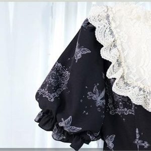 Y2K Lolita Dress with Detachable Sleeves