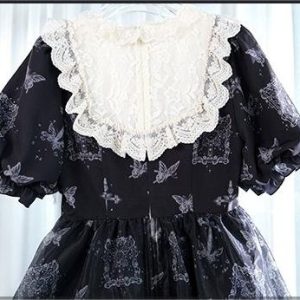 Y2K Lolita Dress with Detachable Sleeves