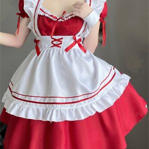 Y2K Lolita Maid Dress - Cosplay Kawaii Party Costume