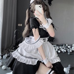 Y2K Lolita Maid Dress - Cosplay Kawaii Party Costume