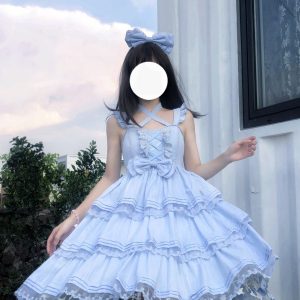 Y2K Lolita Party Dress for Women and Girls