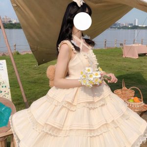 Y2K Lolita Party Dress for Women and Girls