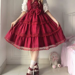 Y2K Lolita Party Dress for Women and Girls