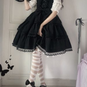 Y2K Lolita Party Dress for Women and Girls