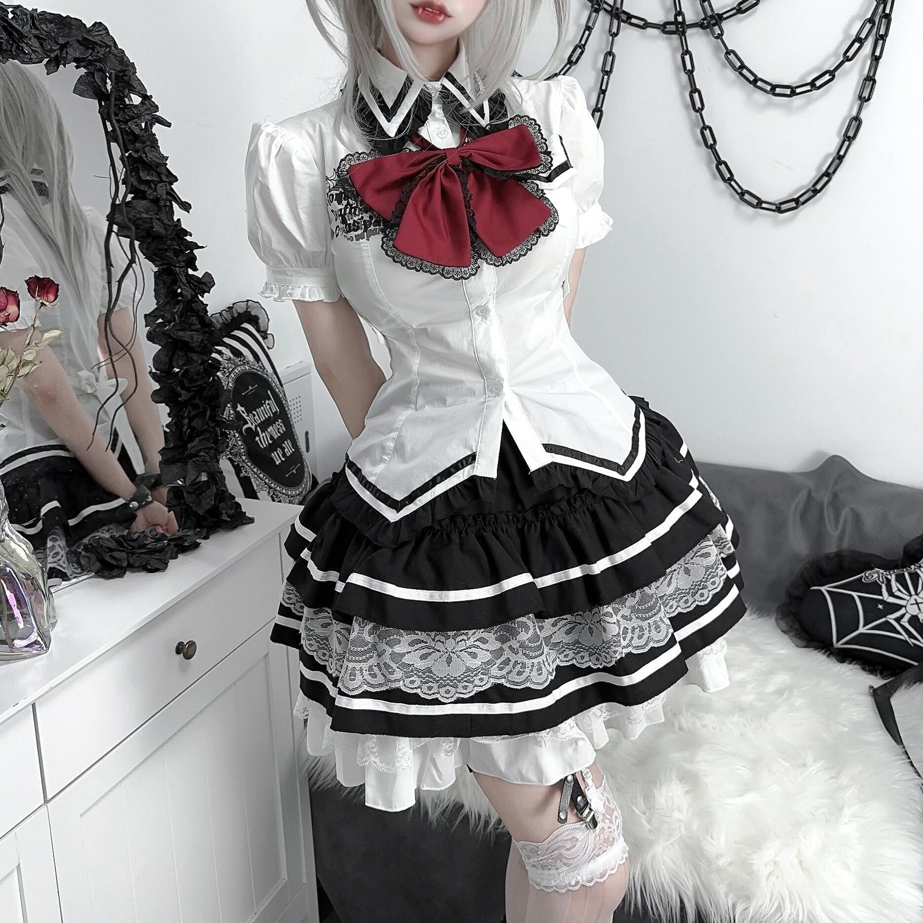 Y2K Lolita Suit Cosplay Costume for Women