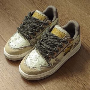 Y2K Longjing Kaalixto Sneakers - Star Platform Shoes