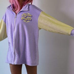 Y2K Oversized Moon Sugar Fluff Jacket