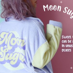 Y2K Oversized Moon Sugar Fluff Jacket