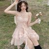 Y2K Pink Mini Dress - Retro-inspired Sleeveless Party Dress
