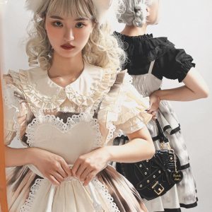 Y2K Princess Lolita Blouse with Lace Angel Ruffle