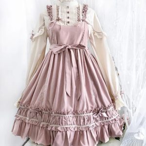 Y2K Princess Lolita Dress with Suspender Suit