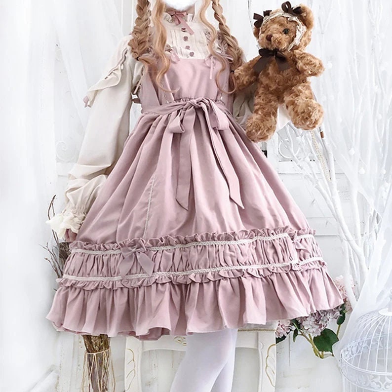 Y2K Princess Lolita Dress with Suspender Suit