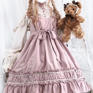 Y2K Princess Lolita Dress with Suspender Suit