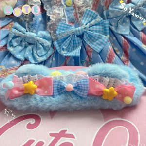 Y2K Princess Lolita Headdress, Pink KC Lolita Headband